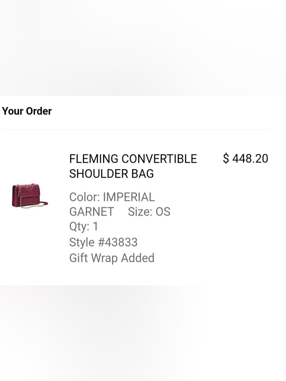 Tory Burch Quilted Leather Shoulder Bag in Deep Burgundy - Picture 12 of 15